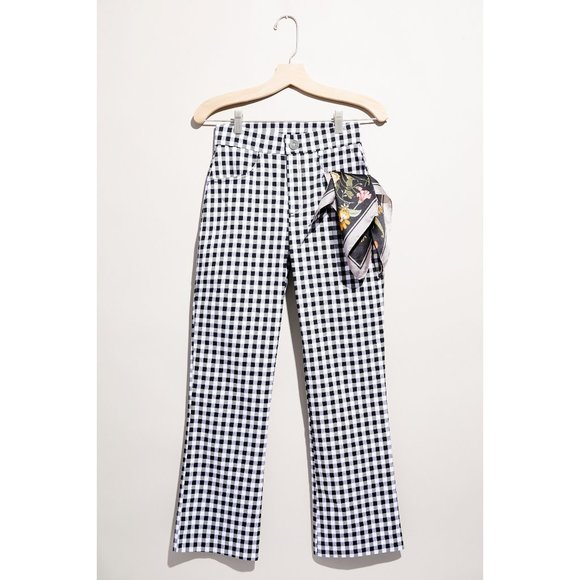 Free People Pants - NWT Free People Florence Crop Flare / Gingham
